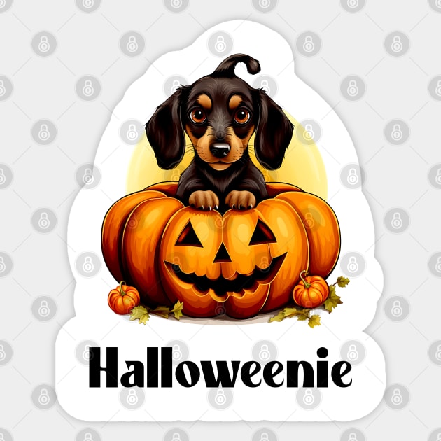 Halloweenie Sticker by TwelveandTatum